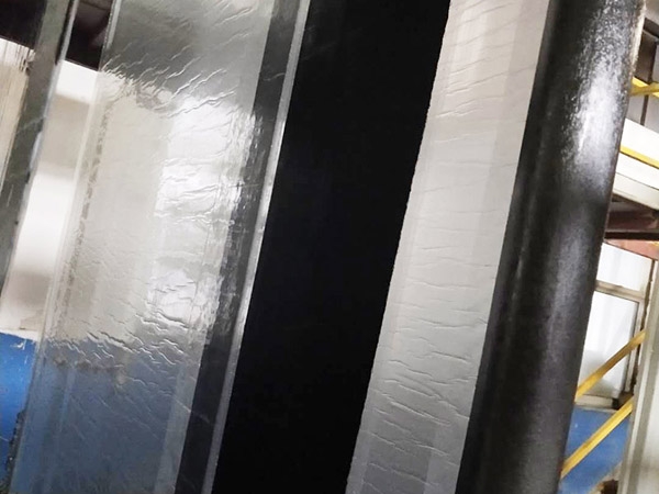 Self adhesive polymer modified asphalt polyester tire waterproof roll